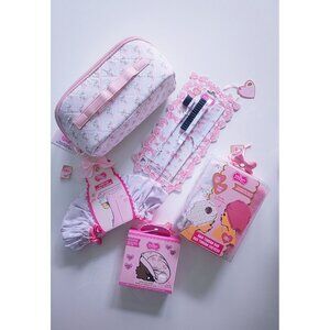 Pink Floral Beauty Bundle Set